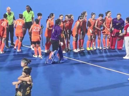 浑江区体校输送的三名运动员与队友通力合作,摘得十五届全运会女子曲棍球银牌#吉林 #白山 #浑江 #2025全运会