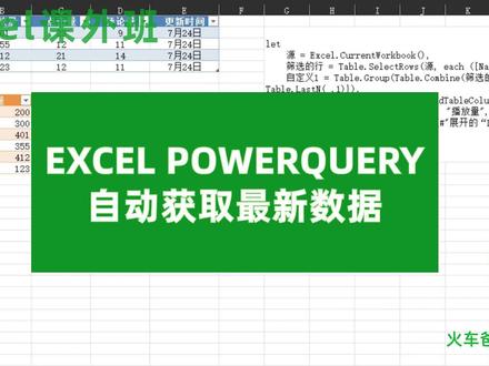 Excel,Power Query,第十八期,如何获取不断更新的单日统计数据 #excel函数