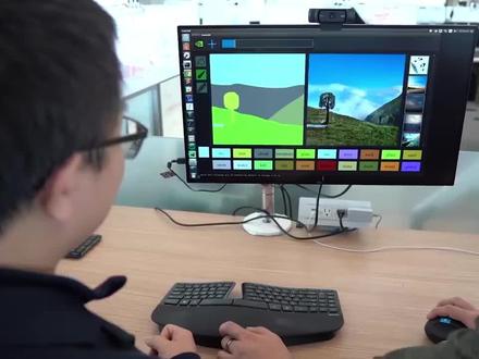 英伟达版“神笔马良”,随便画几笔打上字,秒变绝美风景大片