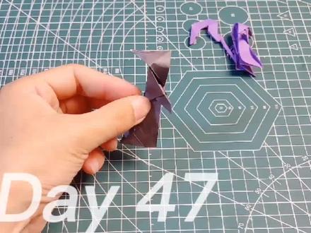 #折纸 萌萌的死神折纸 折法简单易学 可爱风的死神折纸#折纸教程 #手工折纸 #儿童折纸