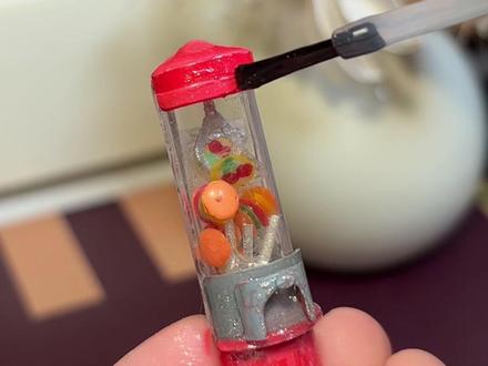 自制糖果机摇摇乐美甲💅🏻 #美甲 #手工