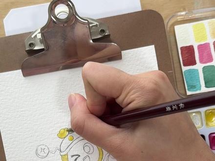 超爱blingbling的质感✨马年财运加加加 #抖音年味艺术图鉴 #2026绘画开年挑战 #水彩 #画画 #绘画