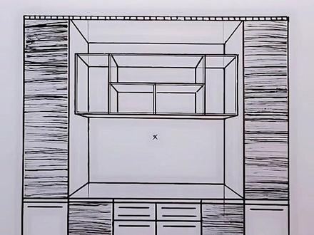 #设计手绘餐边柜透视教程 创意无处不在#立体画 #零基础教学
