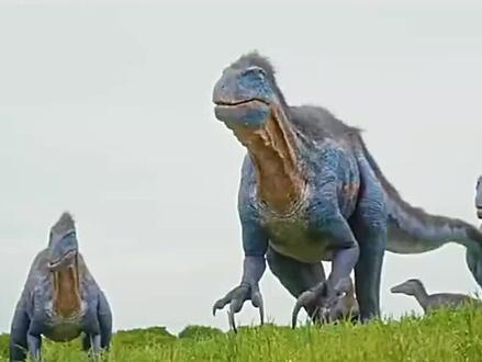 寒风戮影龙狩猎普尔塔龙!#恐龙世界 #史前巨兽#古生物