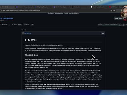 Obsidian指南:跟Karpathy打造全自动知识库 Obsidian详细上手指南|做了成百上千条笔记,却依然找不到核心资料?这期视频,带你彻底告别手动整理。借鉴大神 Andrej Karpathy 的硬核理念,我们将用 Obsidian 结合大模型,打造一个全自动的“AI 图书管理员”。从底层架构搭建到 YouTube 内容一键提取,抛弃只能“吃快餐”的 NotebookLM,真正沉淀一份能产生复利的个人数字资产。
#obsidian #obsidian技巧 #karpathy #AI#知识管理