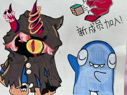 #创作灵感 #太空杀 #儿童画 #好物分享 好久没有更太空杀了 家人们你们还在玩太空杀吗 今天就画杀鲨#鲨鲨夏日创想