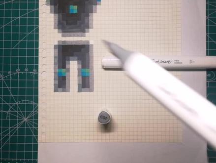 无尽靴子Infinity boots#我的世界 #像素画教程 #无尽贪婪 @抖音小助手 @DOU+小助手