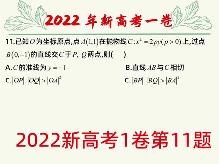 2022年真题,听说这个题可以秒杀#高考数学 #学生