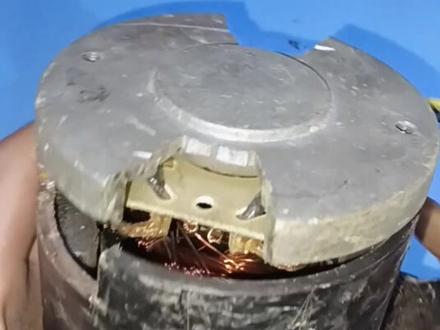 直流电机拆解,大功率有刷直流电动机构造