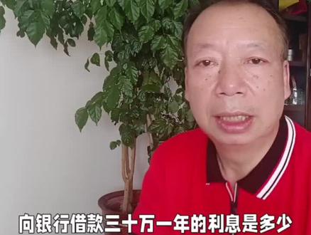 30万贷款利息多少?