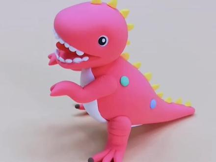 恐龙手工教程之霸王龙,恐龙家族一起做!#黏土手工 #创意diy @抖音小助手