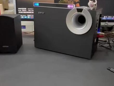 漫步者R206BT电脑笔记本桌面蓝牙低音炮音箱,拆箱试听,欢迎选购#高性价比音箱推荐 #同城实体店 #蓝牙音箱 #漫步者r206bt #家用音响推荐