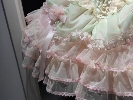 我的冬天也少不了最爱的粉绿色🌸🍃 2月15号⬆️定jing!#洛丽塔 #lolita安利 #Lolita #lo裙安利 #绿色系lo裙