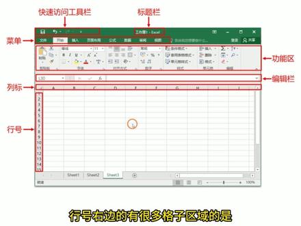 #上热门 第2集 认识Excel窗口。。。#excel技巧 #office办公技巧 #办公技巧 @DOU+小助手