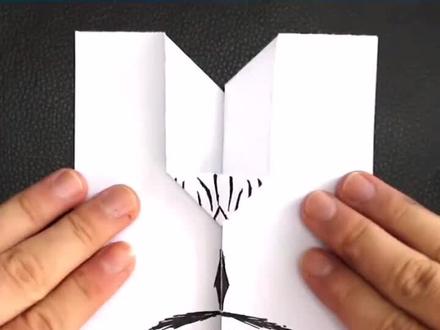 【折纸画系列】放心吧,即使我死也会保护你们#旗木卡卡西 #火影忍者 #千年杀 #须佐能乎 #神威