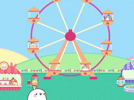 《萌浪兔3》第12集:不一样的园游会,小鸡打扮的很可爱
