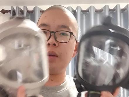 俄产Ppm 88防毒面具黑白两个型号展示介绍#海林丁真农场