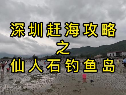 深圳仙人石赶海攻略
#仙人石 #深圳赶海好去处 #周末去哪玩 #现场实拍 #赶海