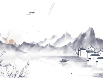 不言美术微课:六年级下册扇面画