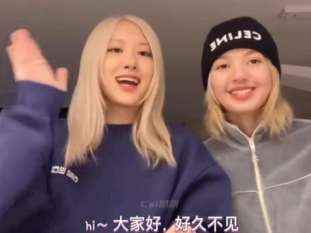 五花肉直播自制字幕!非专业纯感觉她们真的太可爱!#blackpink #rosé #朴彩英 #lisa #五花肉