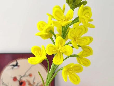 扭扭棒油菜花教程来了 把春天藏进油菜花里风一吹都是治愈的味道 #油菜花 #扭扭棒教程 #春天的味道 #手工 #上热门🔥