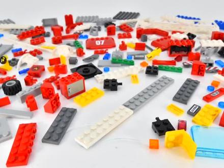 益智玩具乐高积木搭建消防救援车模型