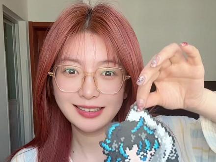 哈哈哈哈,朋朋妈永不言败!!!#梓渝 #极速小鱼 #拼豆