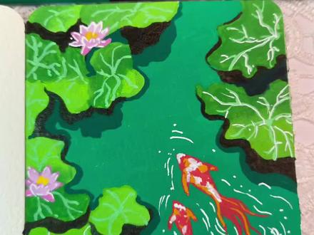零基础1分钟画鱼戏莲叶间‖丙烯马克笔视频绘画教程
#手绘 #丙烯马克笔绘画 #儿童简笔画教程 #翻翻乐 #零基础学画画