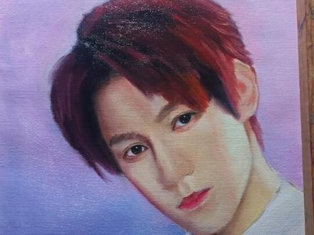 挑战画100位明星之张真源#画画 #明星 #张真源