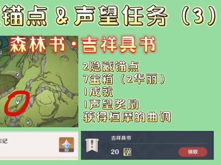 【森林书•吉祥具书】全部篇章,解锁须弥隐藏锚点 #原神攻略 #森林书 #原神宝箱