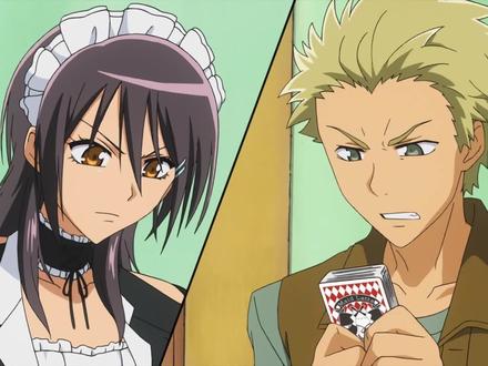 女孩扑克玩的溜,就因为不想跟人合影,却有一人秒杀她 #动漫推荐 #学生会长是女仆 #恋爱动漫