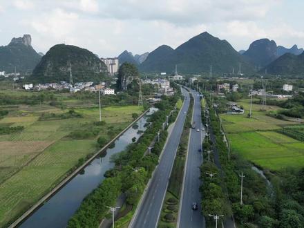 桂林新区金山路延长线最新现状实拍来了!