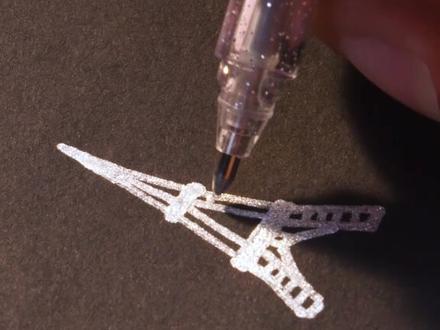 #简笔画 #画画 最简单的埃菲尔铁塔教程,手残也可以学会!!!