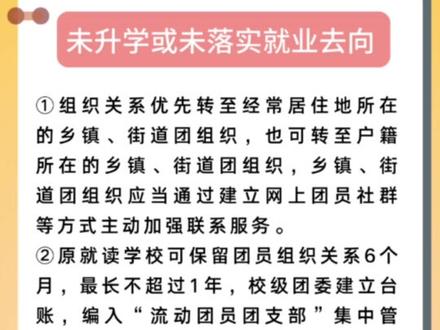 关于毕业生“智慧团建”系统团员组织关系转接工作指引攻略#团组织关系转接 #毕业