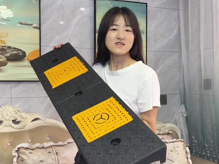 台阶垫斜坡垫马路牙子橡塑家用汽车路沿坡板减速带门槛台阶斜坡垫#斜坡垫 #台阶垫