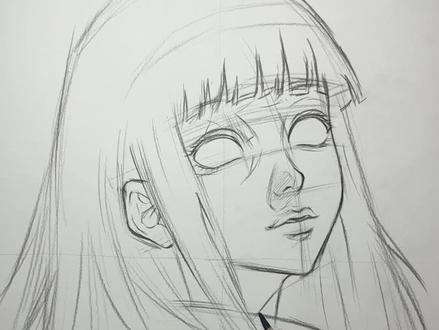 粉丝们想看我画一期日向雏田原声起稿画法教程,必须安排上! #手绘 #绘画过程 #日向雏田 #火影忍者 #跟着抖音学画画 @抖音小助手