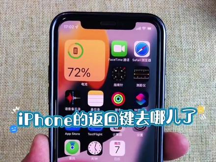 #手机小知识 #苹果手机 iPhone隐藏的返回键去哪了