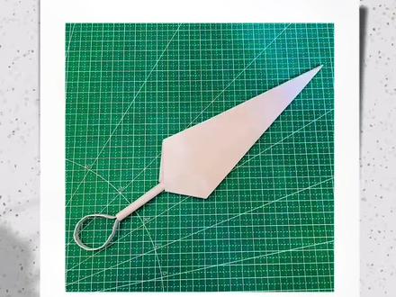 制作火影忍者同款苦无!快给你的宝儿安排上吧!!#折纸 #儿童手工 #亲子手工 #手工diy #飞镖折纸 #苦无 #折纸玩具 #折纸教程 @DOU+上热门 @DOU+小助手 @抖音小助手 @李里