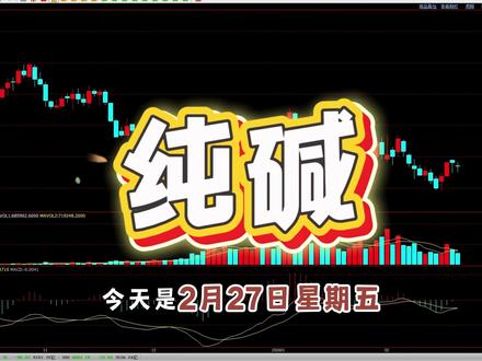 周线旭日东升只差一步,纯碱能否突破? #纯碱期货 #纯碱行情 #期货 #期货分析