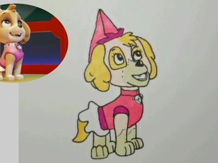 汪汪队天天简笔画 #儿童简笔画 #简笔画 #儿童画 #画画使我快乐 #画画 #卡通画 #动画