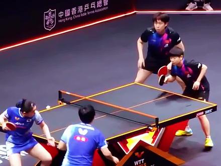 莎头组合3比0日本队晋级决赛,莎莎楚钦太棒了,松岛辉空又被打哭了#国乓 #孙颖莎