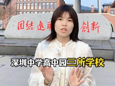 一分钟了解深中高中园三所学校怎么选#深中高中园#自主招生#择校#中考升学#降分路径