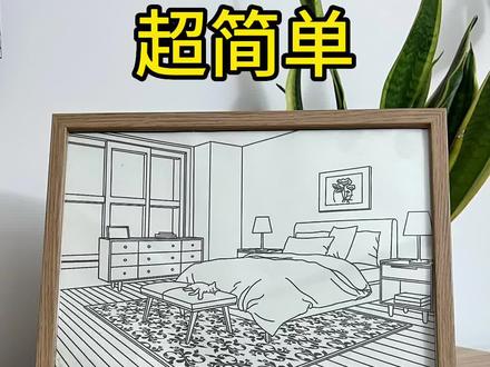 一分钟就能学会的超级简单灯光画制作教程#灯光画 #教程 #氛围灯画 #手工 #手工diy