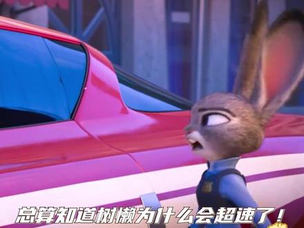 #树懒闪电超速的原因 总算知道树懒为什么会超速了,果然啥事都能慢,追星不能耽误!#疯狂动物城衍生剧 #尼克 #朱迪