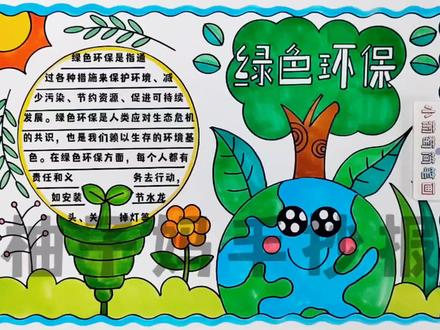 绿色环保手抄报/低碳环保手抄报/低碳生活手抄报/保护环境手抄报/环保手抄报,有线稿可打印#绿色环保手抄报 #保护环境手抄报 #低碳生活手抄报 #环保手抄报 #保护环境手抄报