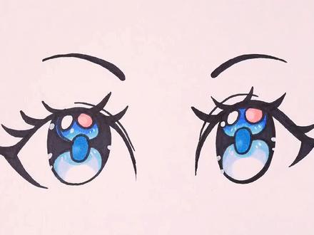 教你画漫画眼睛#简笔画 #画画 #亲子
