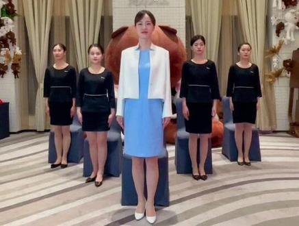 基础礼仪操,晨会可以做起来。#武汉#礼仪#培训 #空乘