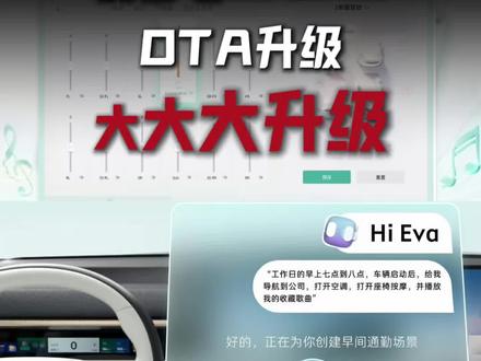 重磅大大更新!领克900更新flymeauto2.3 版本 1. 语音助手:新增汽车超拟人智能体Eva、端到端语音、AI任务大 师、语音交互体验优化,语音对话更自然,情感表达更丰富
2. 音乐音效:针对选装31扬哈曼卡顿performance音响系统车型, 新增调音大师、哈曼卡顿7段调音
3.场景助手:新增5个预设场景、悬架高度/悬架阻尼原子能力
4. 科技灯带:新增科技灯带总开关、创作大师专属输入法
5. 车控车设:桌面车模新增中控锁/后视镜折叠、任务栏新增方向盘 加热/车尾门快捷控制按键
6. 地图导航:新增智能播报模式、3D车头视图,导航语音交互更便捷
7. 能量管理:新增健康充电/波谷充电功能,预约充电增加关联定位 开关
8. 辅助驾驶:针对千里浩瀚H7版型,新增VLM场景交互、偏移泊车 针对千里浩瀚H5版型,支持全姿态泊车、斜列/垂直车位车头泊入
#领克 #领克900 #这很领克 #小孙总的百宝箱 #flymeauto