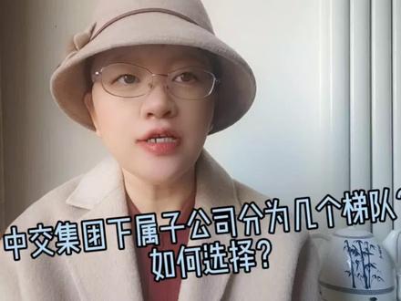 中交集团下属子公司分为几个梯队?如何选择? #基建