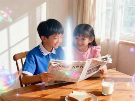 4月30日《小新闻•大世界》五一期间停更。感谢关注!#儿童新闻 #萌娃看世界#亲子教育